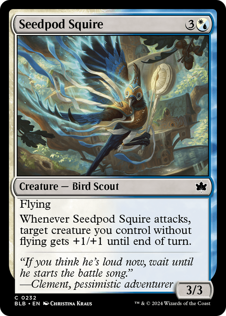 Seedpod Squire [Bloomburrow] | The Clever Kobold