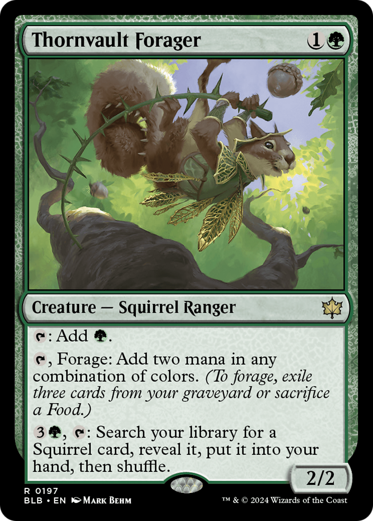 Thornvault Forager [Bloomburrow] | The Clever Kobold