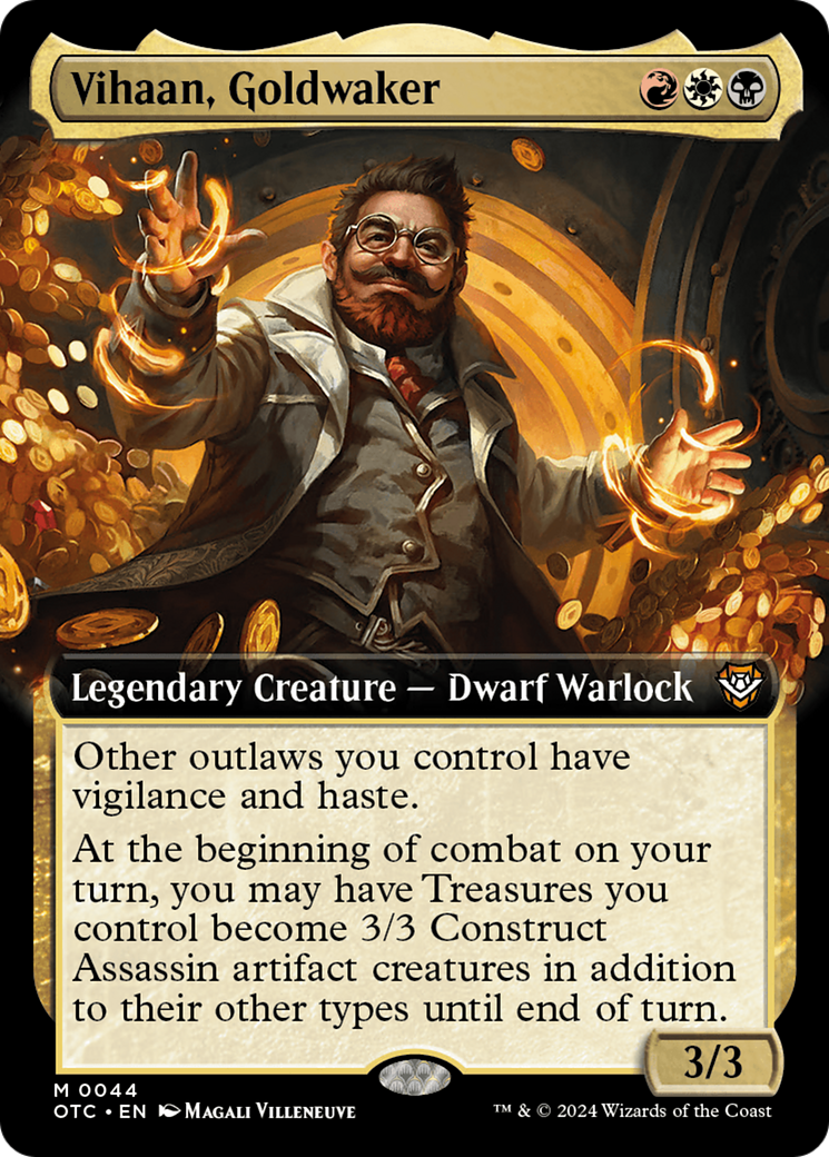 Vihaan, Goldwaker (Extended Art) [Outlaws of Thunder Junction Commander] | The Clever Kobold