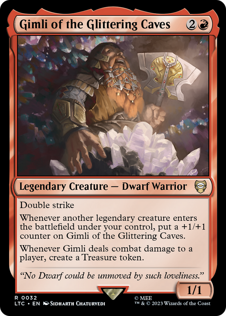 Gimli of the Glittering Caves [The Lord of the Rings: Tales of Middle-Earth Commander] | The Clever Kobold