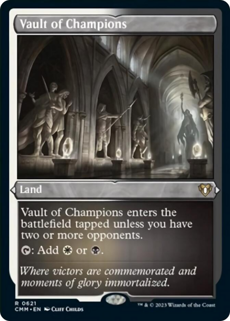 Vault of Champions (Foil Etched) [Commander Masters] | The Clever Kobold