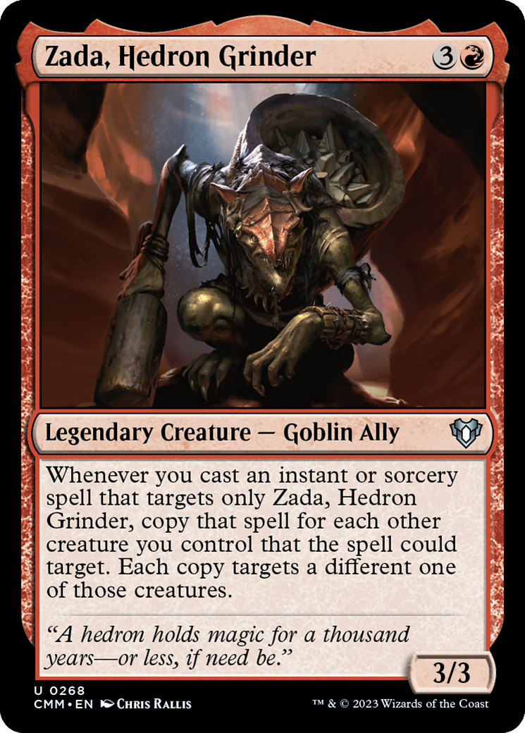 Zada, Hedron Grinder [Commander Masters] | The Clever Kobold