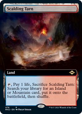 Scalding Tarn (Extended Art) [Modern Horizons 2] | The Clever Kobold