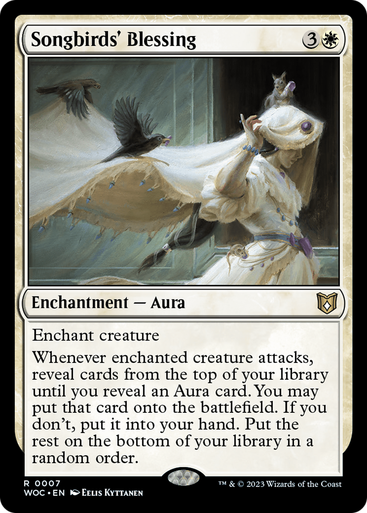 Songbirds' Blessing [Wilds of Eldraine Commander] | The Clever Kobold