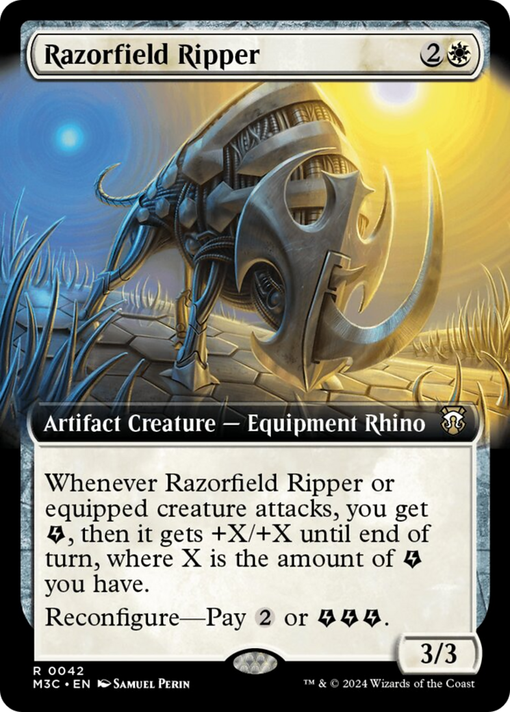 Razorfield Ripper (Extended Art) [Modern Horizons 3 Commander] | The Clever Kobold