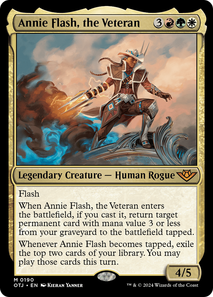 Annie Flash, the Veteran [Outlaws of Thunder Junction] | The Clever Kobold