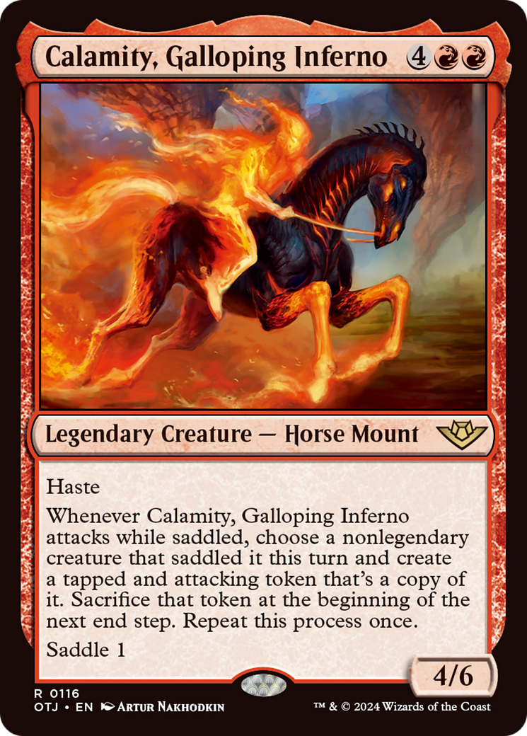 Calamity, Galloping Inferno [Outlaws of Thunder Junction] | The Clever Kobold