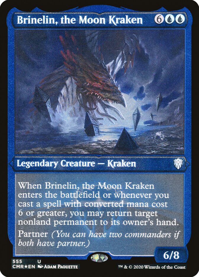 Brinelin, the Moon Kraken (Etched) [Commander Legends] | The Clever Kobold