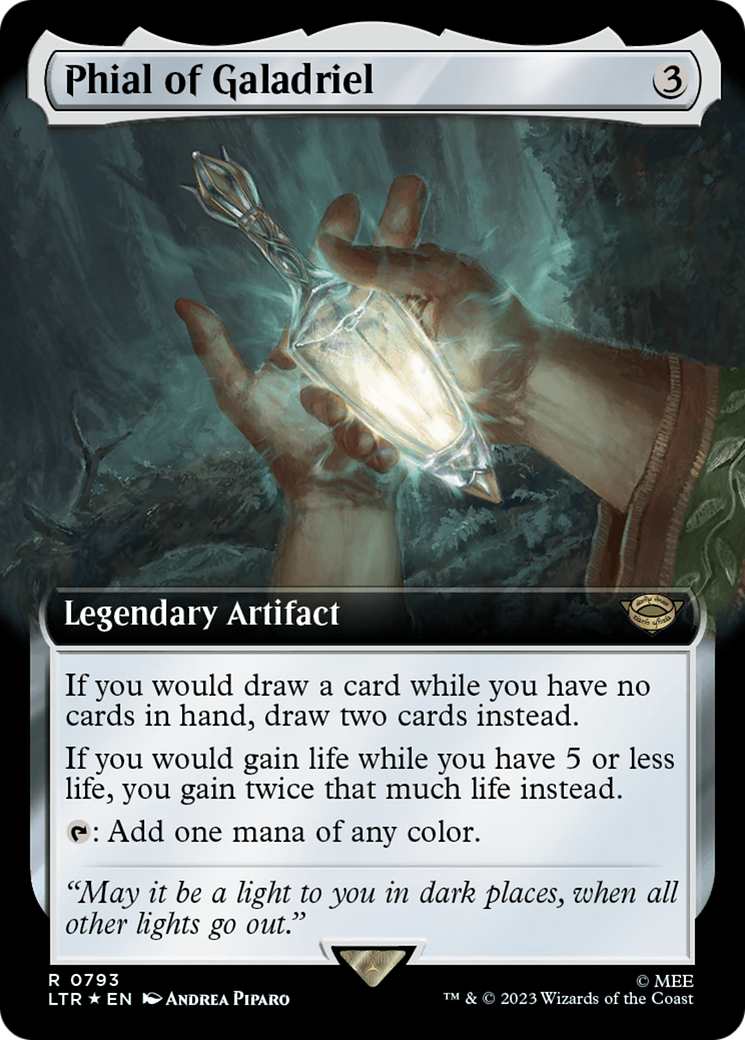 Phial of Galadriel (Extended Art) (Surge Foil) [The Lord of the Rings: Tales of Middle-Earth] | The Clever Kobold