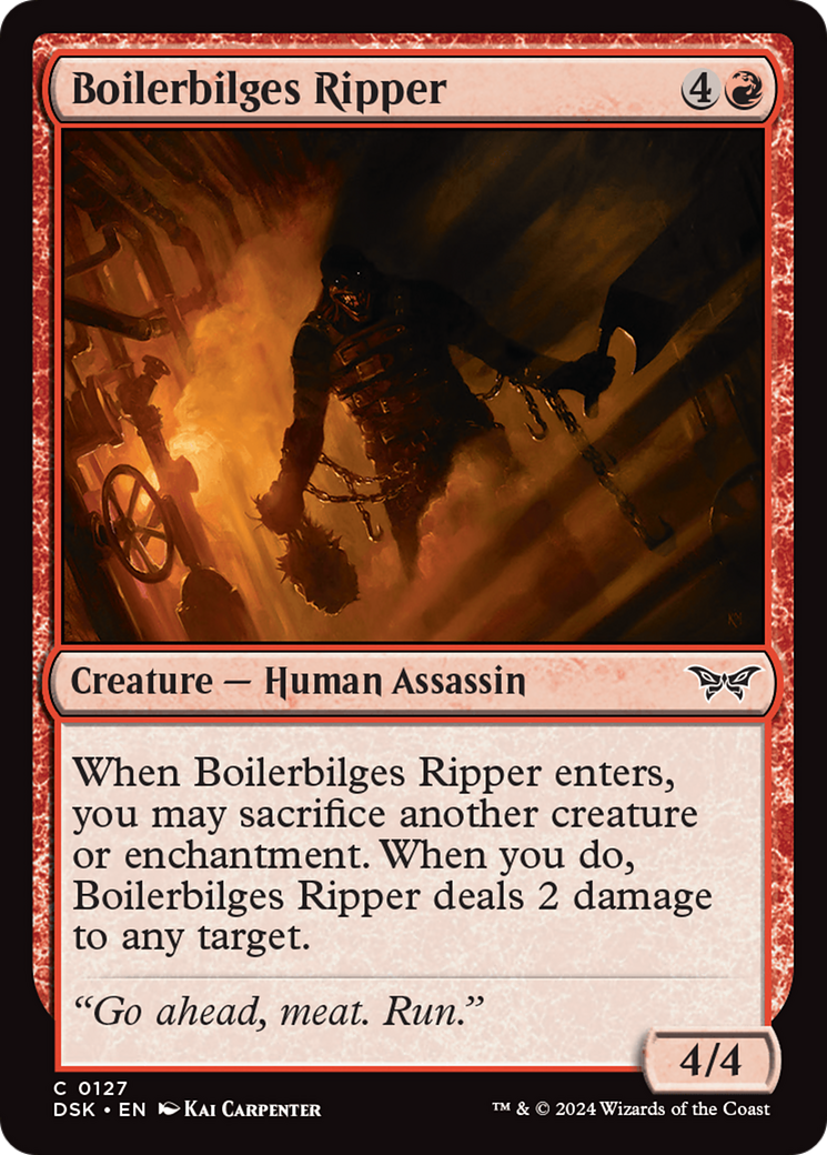 Boilerbilges Ripper [Duskmourn: House of Horror] | The Clever Kobold