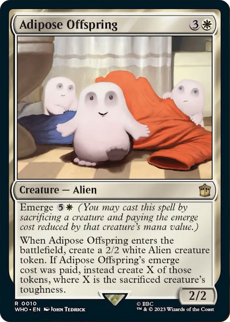 Adipose Offspring [Doctor Who] | The Clever Kobold