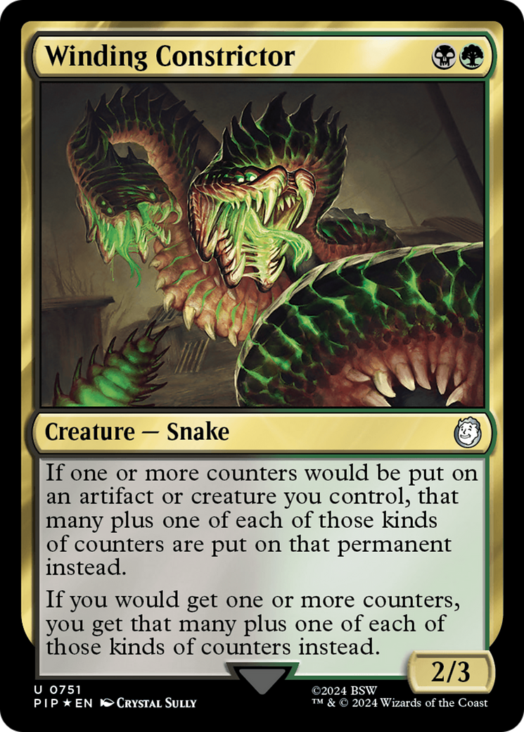 Winding Constrictor (Surge Foil) [Fallout] | The Clever Kobold