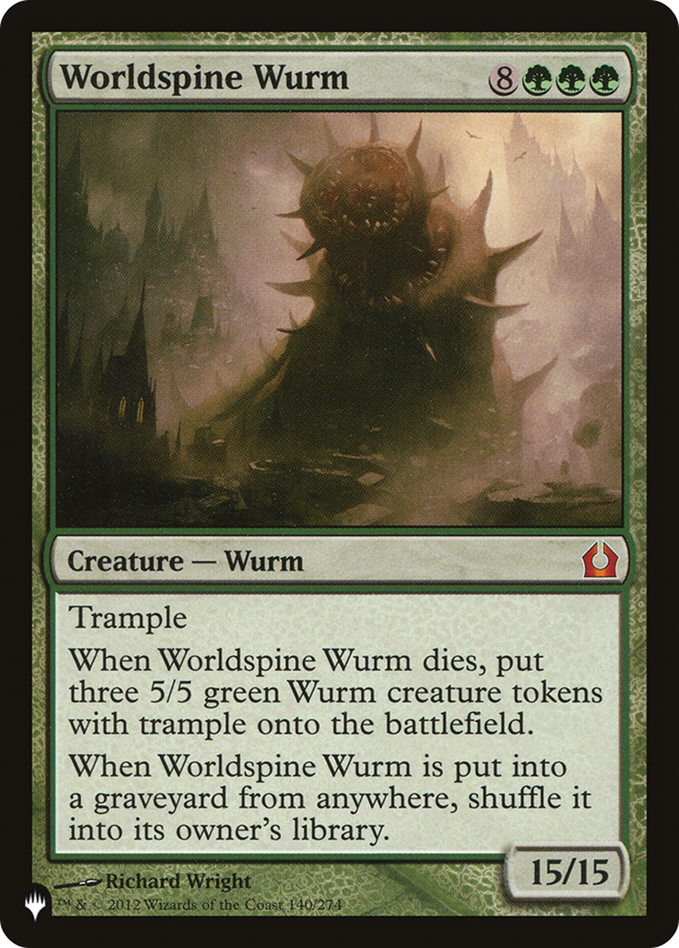 Worldspine Wurm [The List] | The Clever Kobold