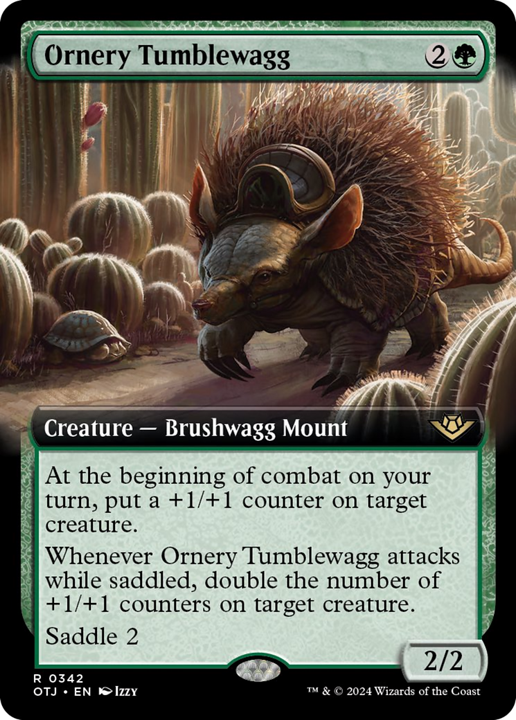 Ornery Tumblewagg (Extended Art) [Outlaws of Thunder Junction] | The Clever Kobold