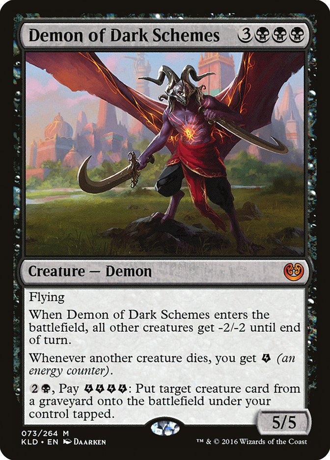 Demon of Dark Schemes [Kaladesh] | The Clever Kobold