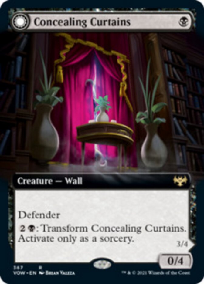 Concealing Curtains // Revealing Eye (Extended Art) [Innistrad: Crimson Vow] | The Clever Kobold