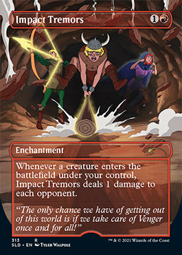 Impact Tremors (Borderless) [Secret Lair Drop Series] | The Clever Kobold