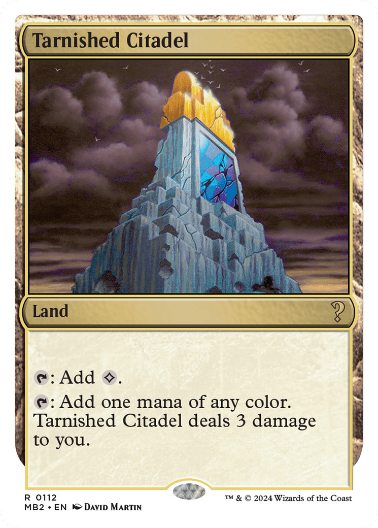 Tarnished Citadel (White Border) [Mystery Booster 2] | The Clever Kobold