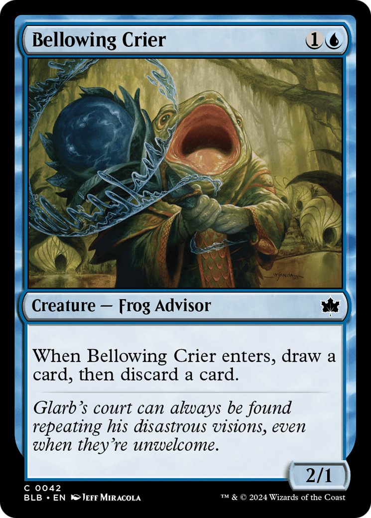 Bellowing Crier [Bloomburrow] | The Clever Kobold