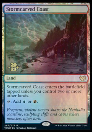 Stormcarved Coast [Innistrad: Crimson Vow Prerelease Promos] | The Clever Kobold