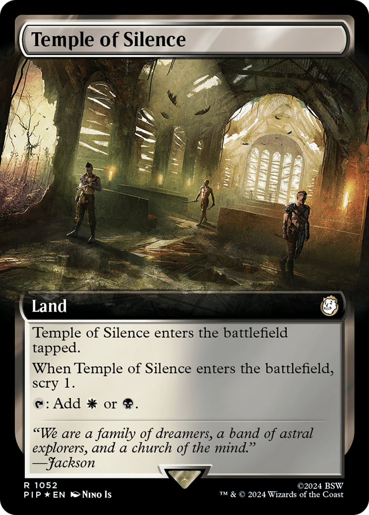 Temple of Silence (Extended Art) (Surge Foil) [Fallout] | The Clever Kobold