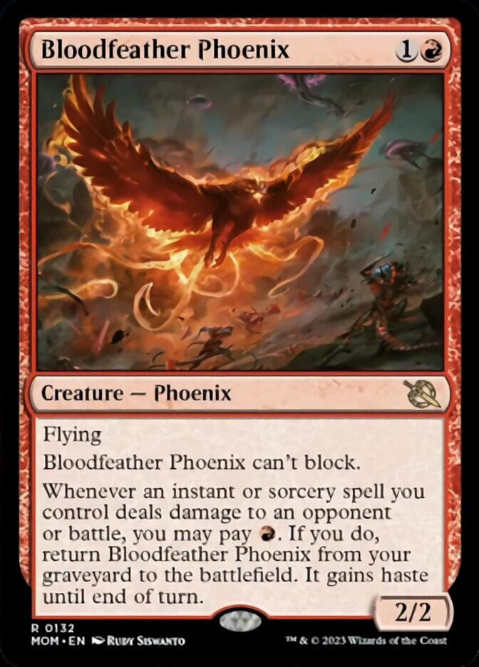 Bloodfeather Phoenix [March of the Machine] | The Clever Kobold