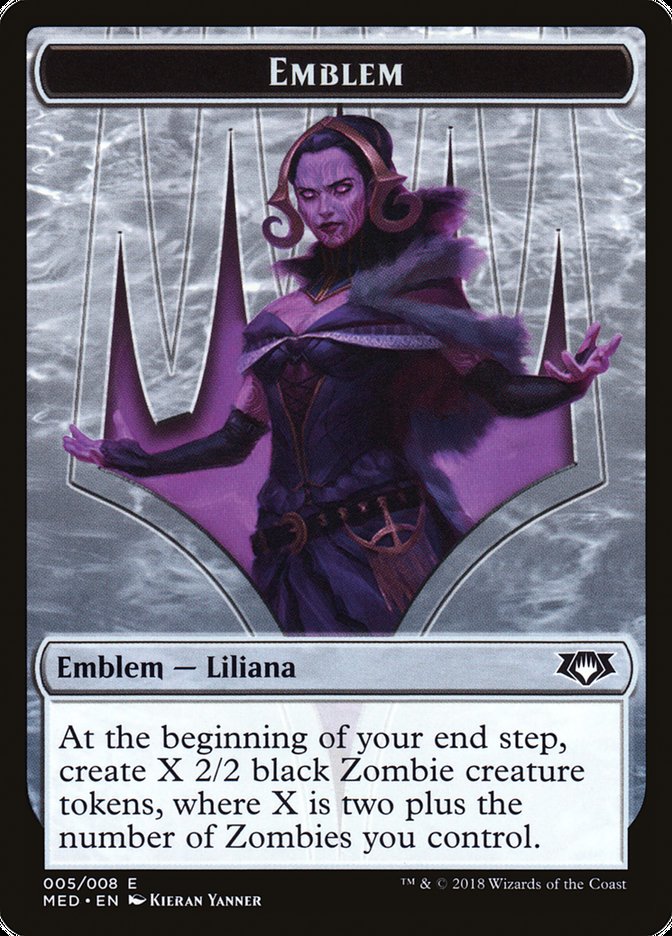 Liliana, the Last Hope Emblem [Mythic Edition Tokens] | The Clever Kobold