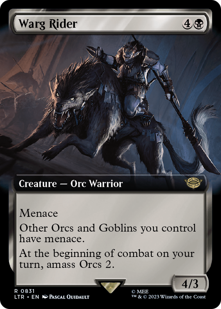 Warg Rider (Extended Art) [The Lord of the Rings: Tales of Middle-Earth] | The Clever Kobold