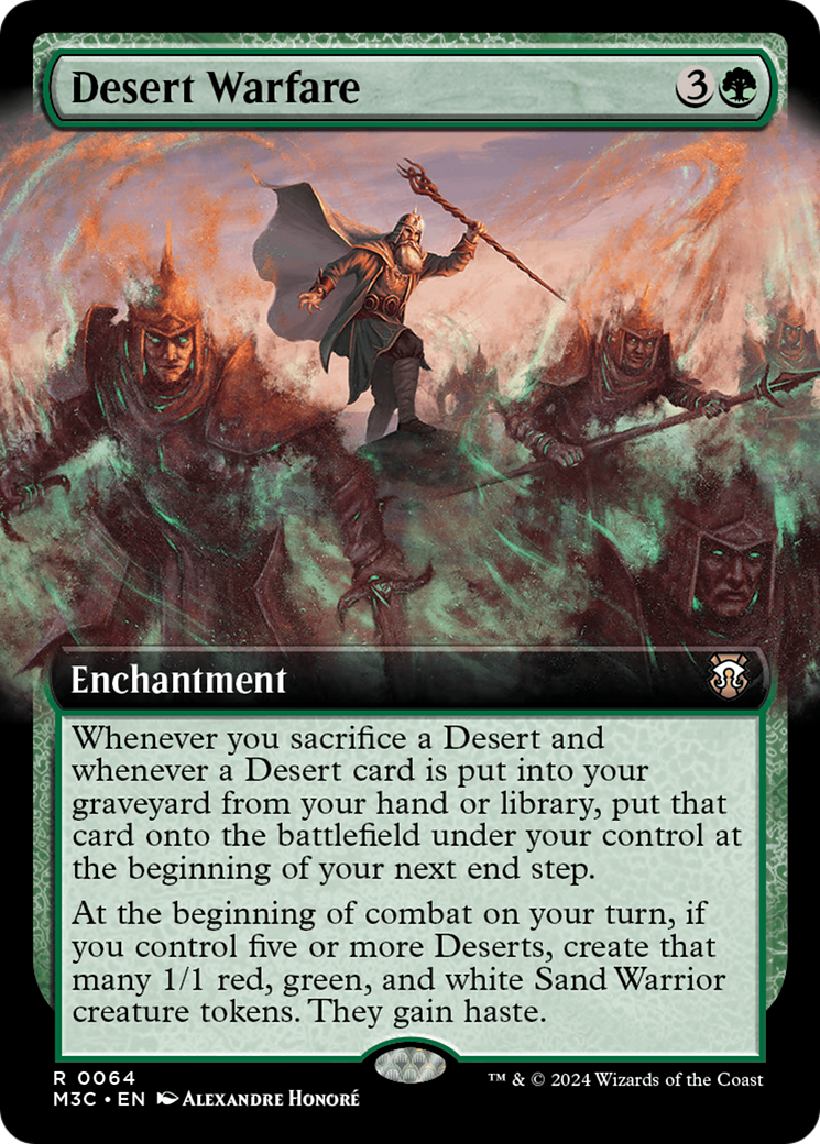 Desert Warfare (Extended Art) [Modern Horizons 3 Commander] | The Clever Kobold