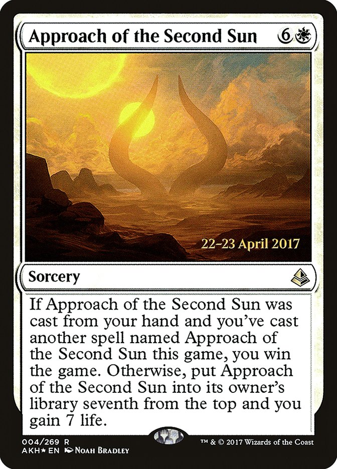 Approach of the Second Sun [Amonkhet Prerelease Promos] | The Clever Kobold