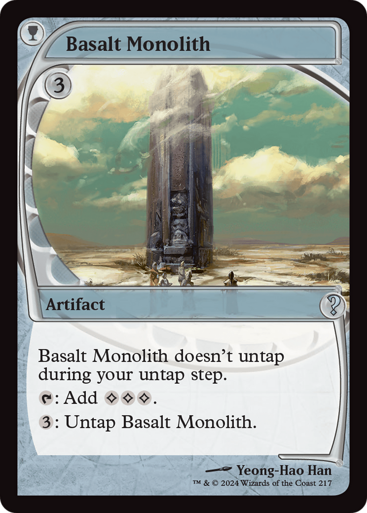 Basalt Monolith (Future Sight) [Mystery Booster 2] | The Clever Kobold