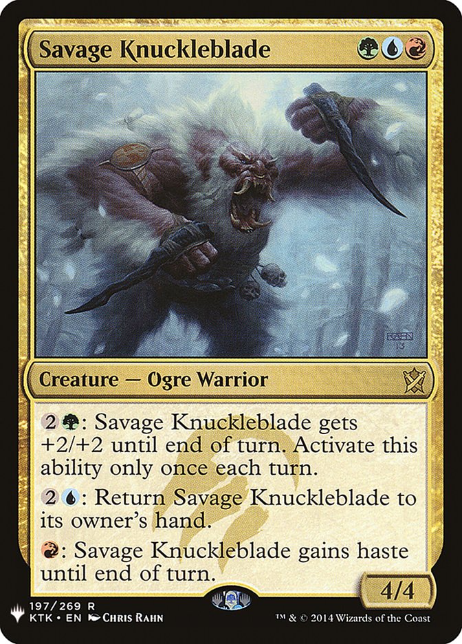 Savage Knuckleblade [Mystery Booster] | The Clever Kobold