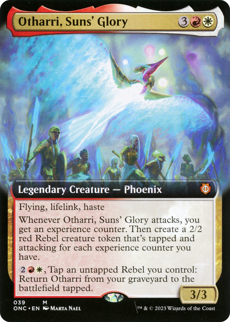 Otharri, Suns' Glory (Extended Art) [Phyrexia: All Will Be One Commander] | The Clever Kobold