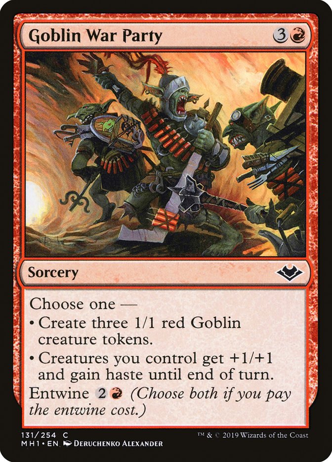 Goblin War Party [Modern Horizons] | The Clever Kobold