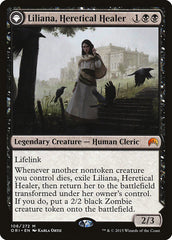 Liliana, Heretical Healer // Liliana, Defiant Necromancer [Magic Origins] | The Clever Kobold