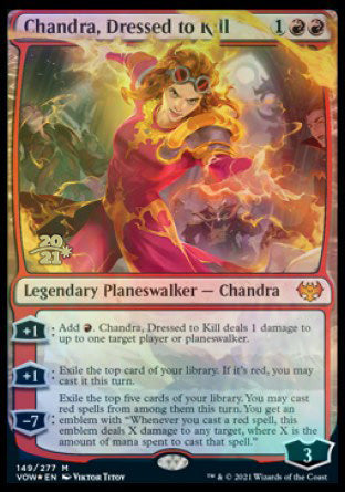 Chandra, Dressed to Kill [Innistrad: Crimson Vow Prerelease Promos] | The Clever Kobold