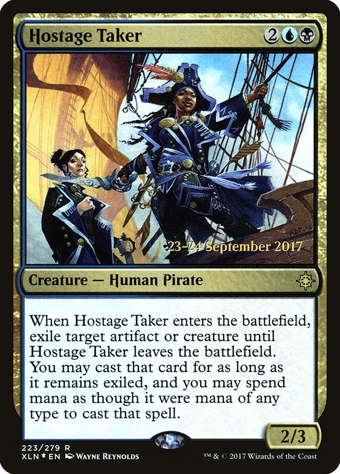 Hostage Taker [Ixalan Prerelease Promos] | The Clever Kobold