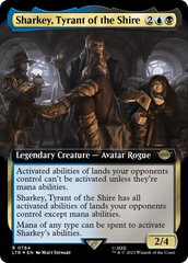 Sharkey, Tyrant of the Shire (Extended Art) (Surge Foil) [The Lord of the Rings: Tales of Middle-Earth] | The Clever Kobold