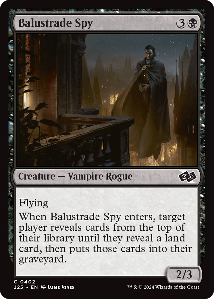 Balustrade Spy [Foundations Jumpstart] | The Clever Kobold