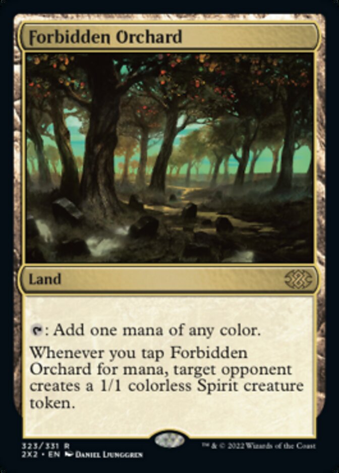 Forbidden Orchard [Double Masters 2022] | The Clever Kobold