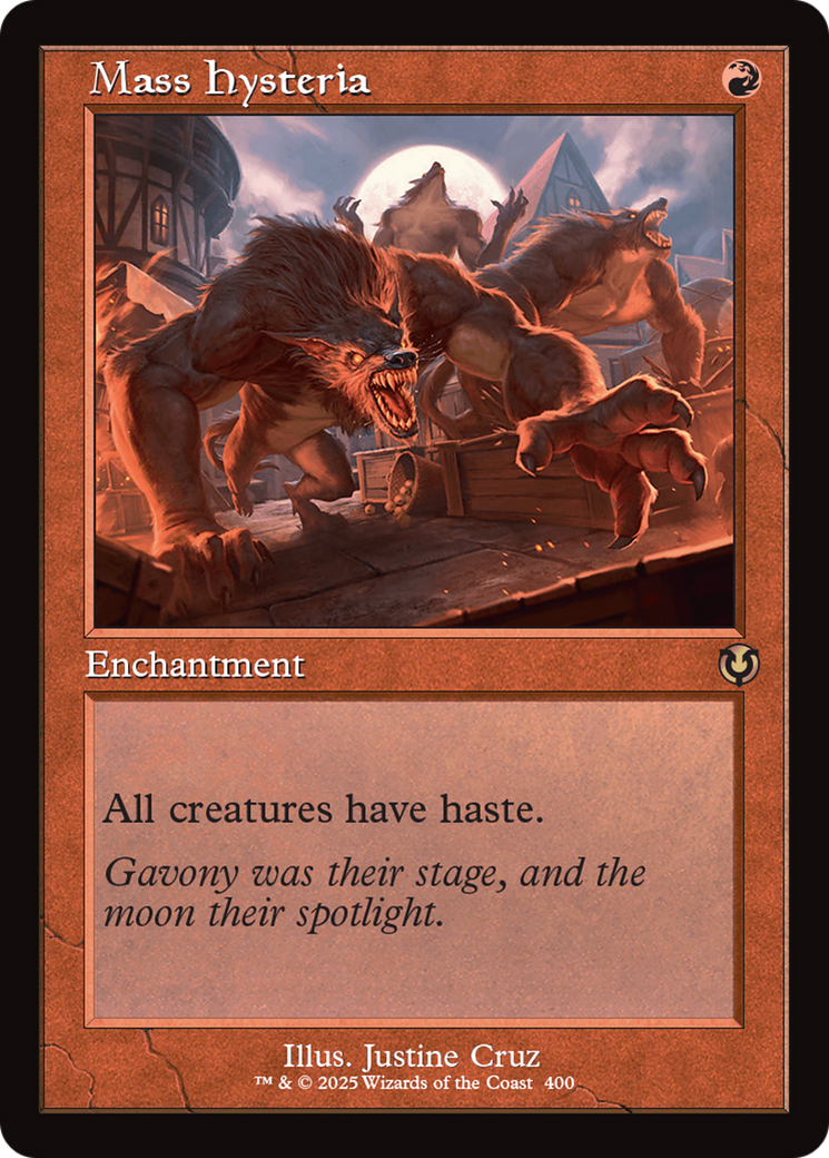 Mass Hysteria (Retro Frame) [Innistrad Remastered] | The Clever Kobold