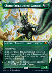 Chatterfang, Squirrel General (Borderless Alternate Art) [Modern Horizons 2] | The Clever Kobold