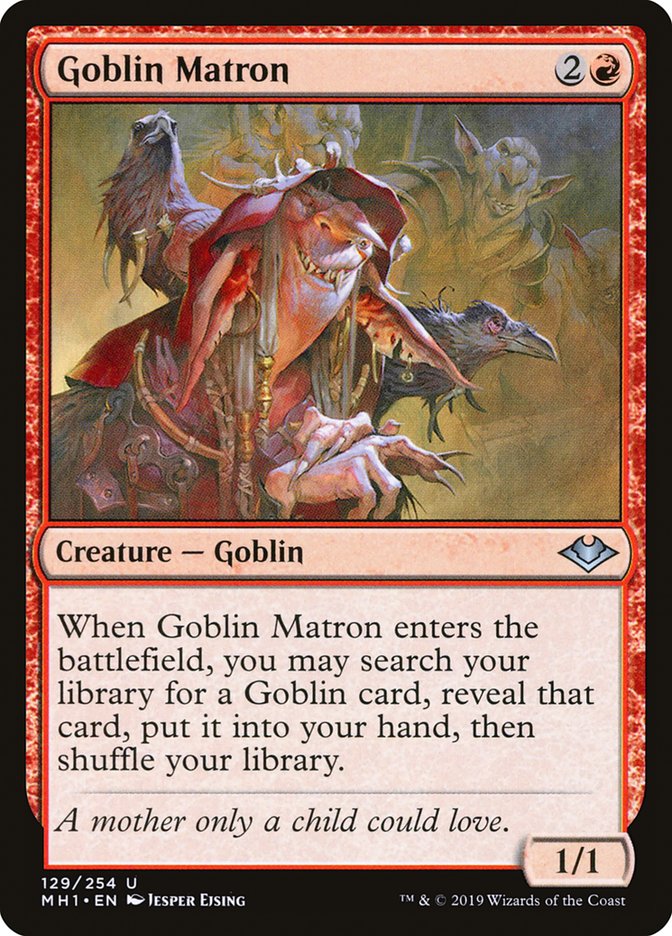 Goblin Matron [Modern Horizons] | The Clever Kobold