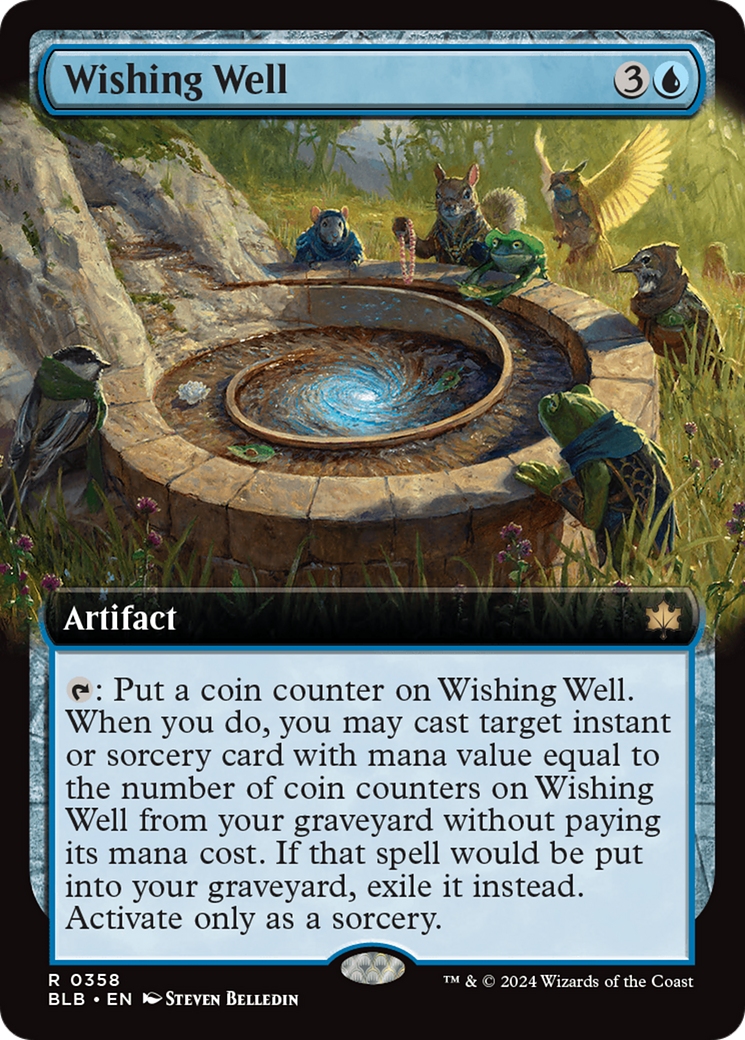 Wishing Well (Extended Art) [Bloomburrow] | The Clever Kobold