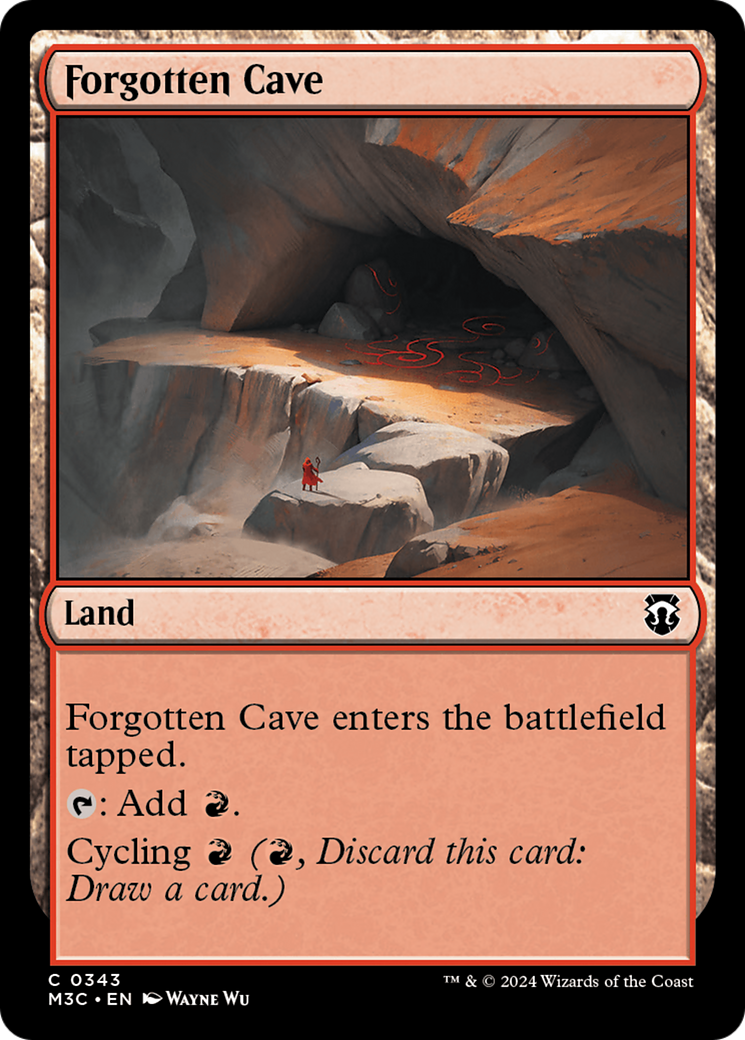 Forgotten Cave (Ripple Foil) [Modern Horizons 3 Commander] | The Clever Kobold