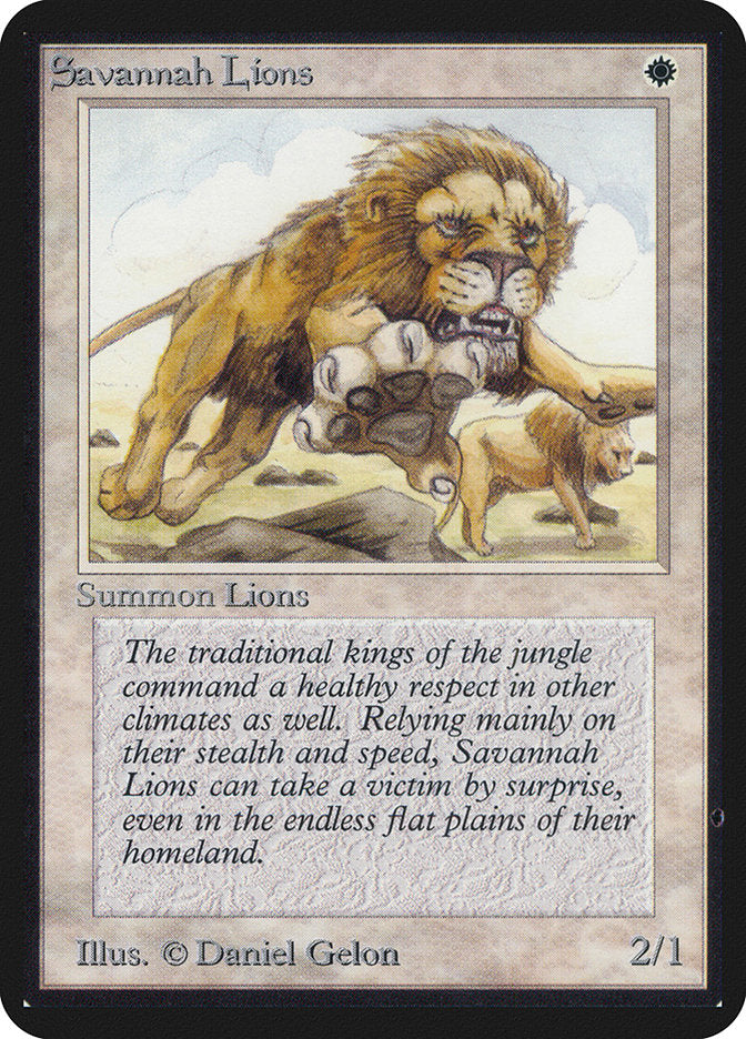 Savannah Lions [Alpha Edition] | The Clever Kobold