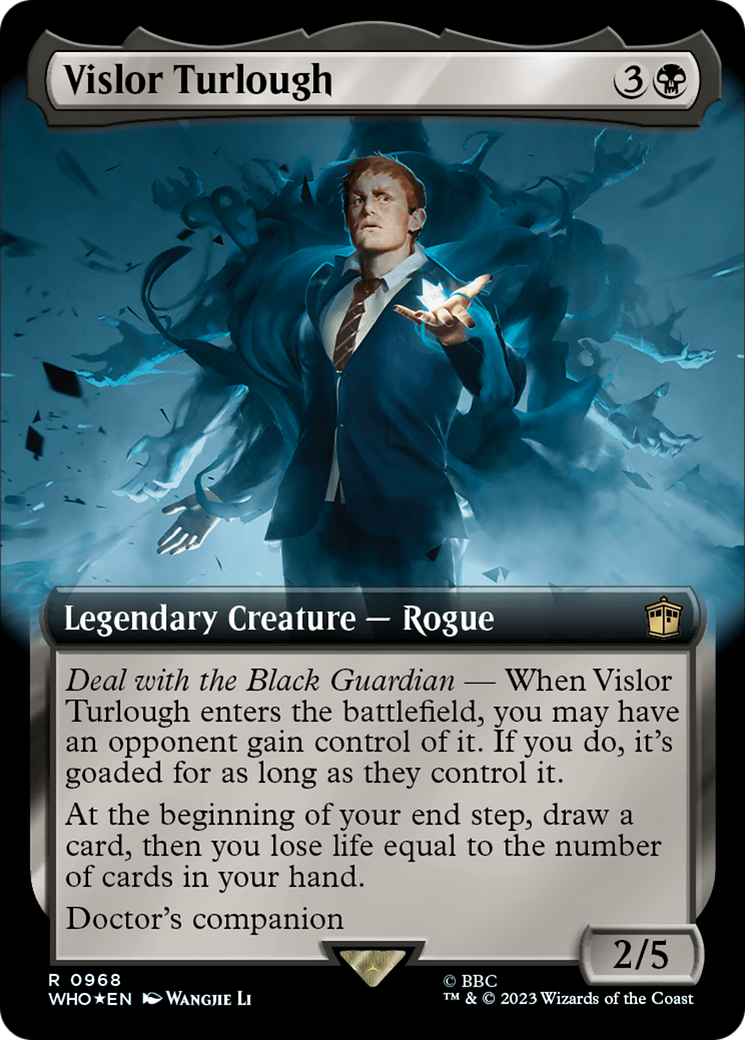 Vislor Turlough (Extended Art) (Surge Foil) [Doctor Who] | The Clever Kobold