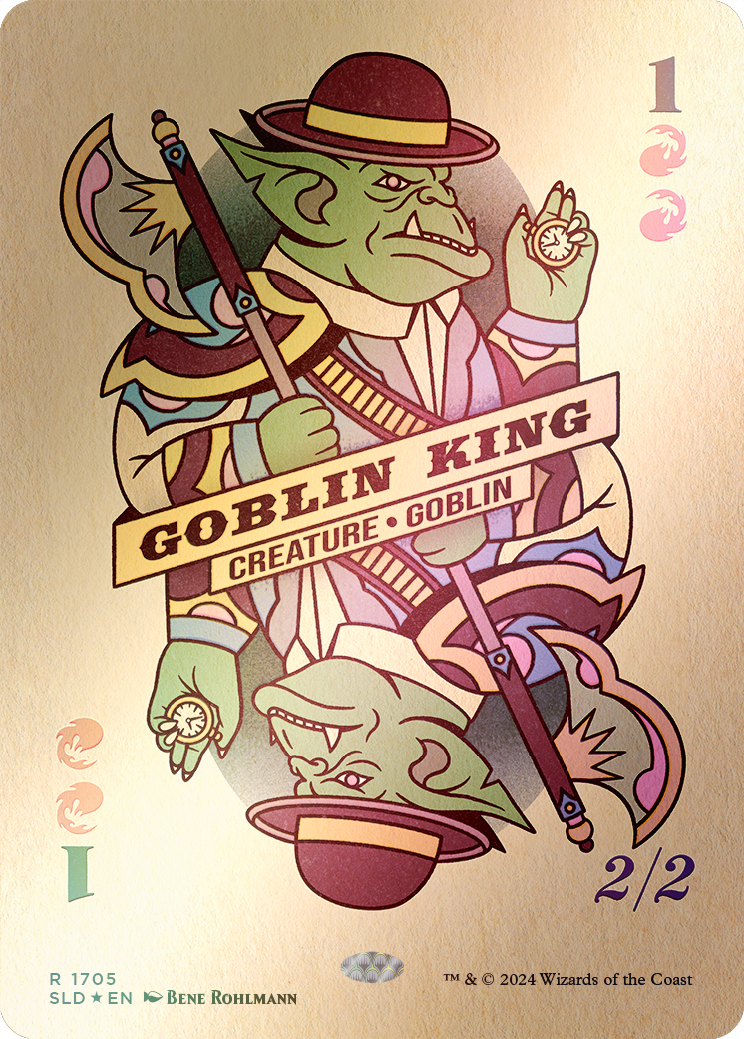 Goblin King (1705) (Rainbow Foil) [Secret Lair Drop Series] | The Clever Kobold