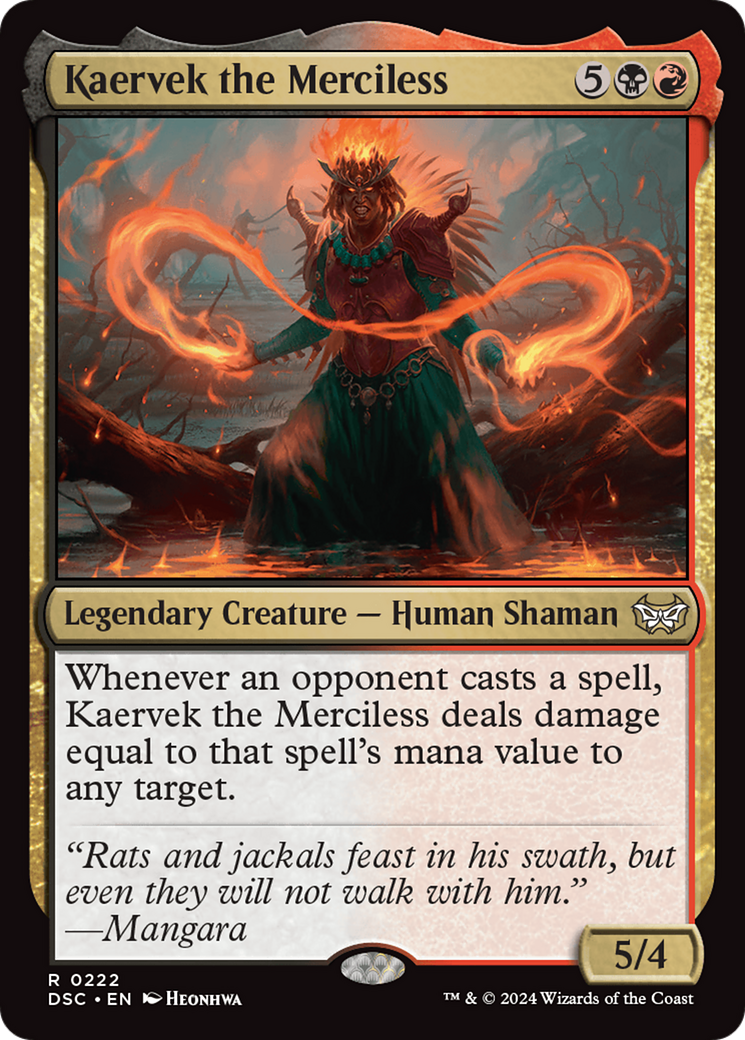 Kaervek the Merciless [Duskmourn: House of Horror Commander] | The Clever Kobold