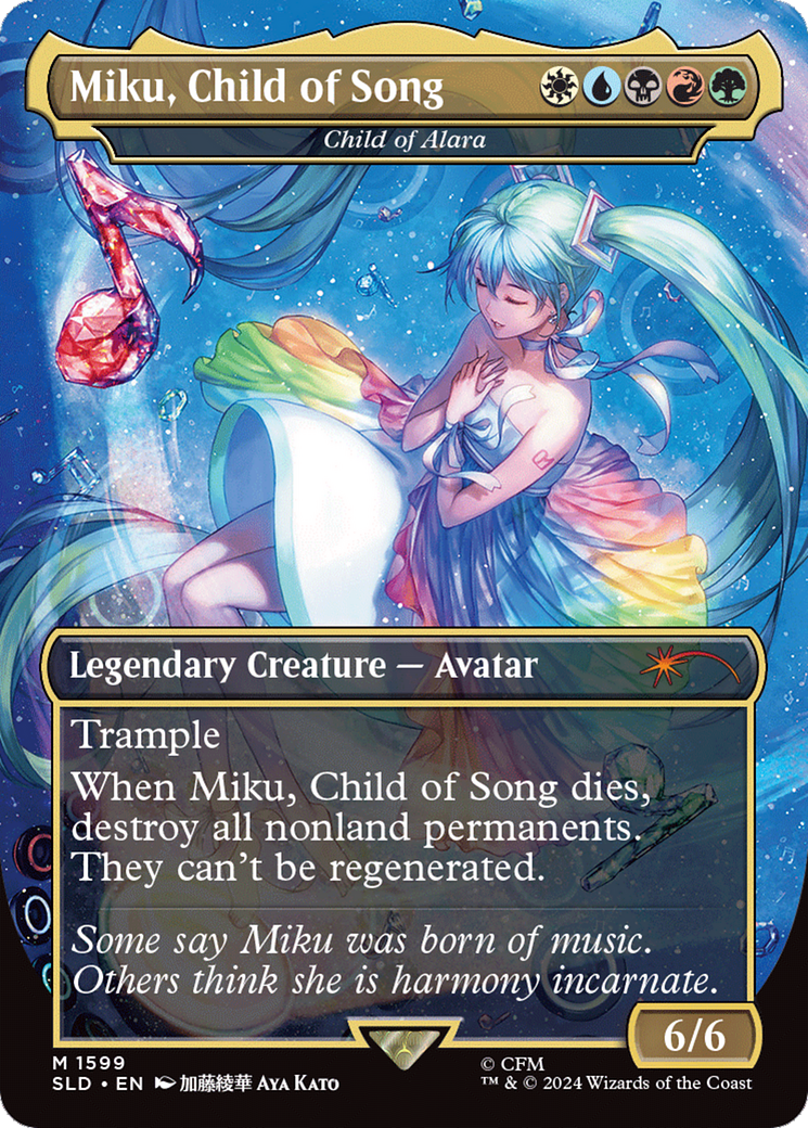 Miku, Child of Song - Child of Alara [Secret Lair Drop Series] | The Clever Kobold